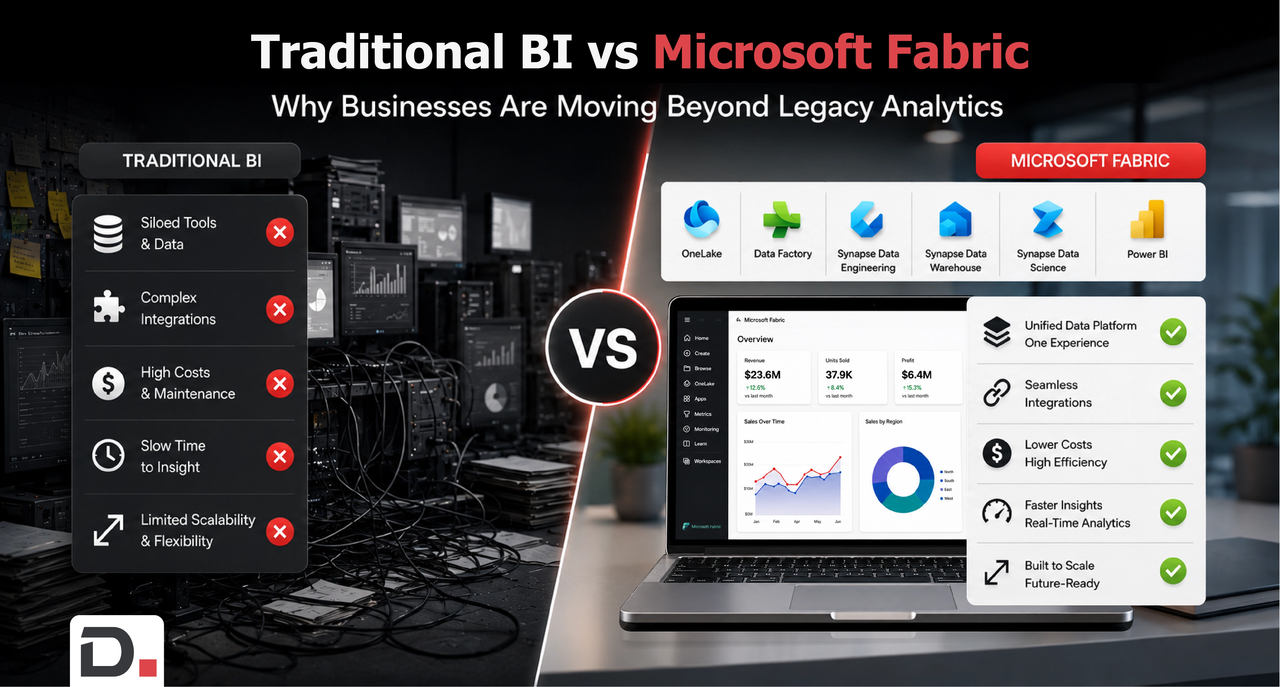 Microsoft Fabric vs Traditional BI: Why Businesses Are Moving Beyond Legacy Analytics